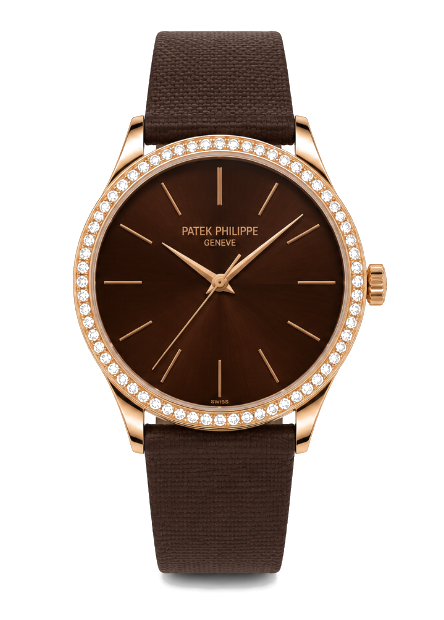 Patek Philippe Calatrava Rose Gold Diamond Watch